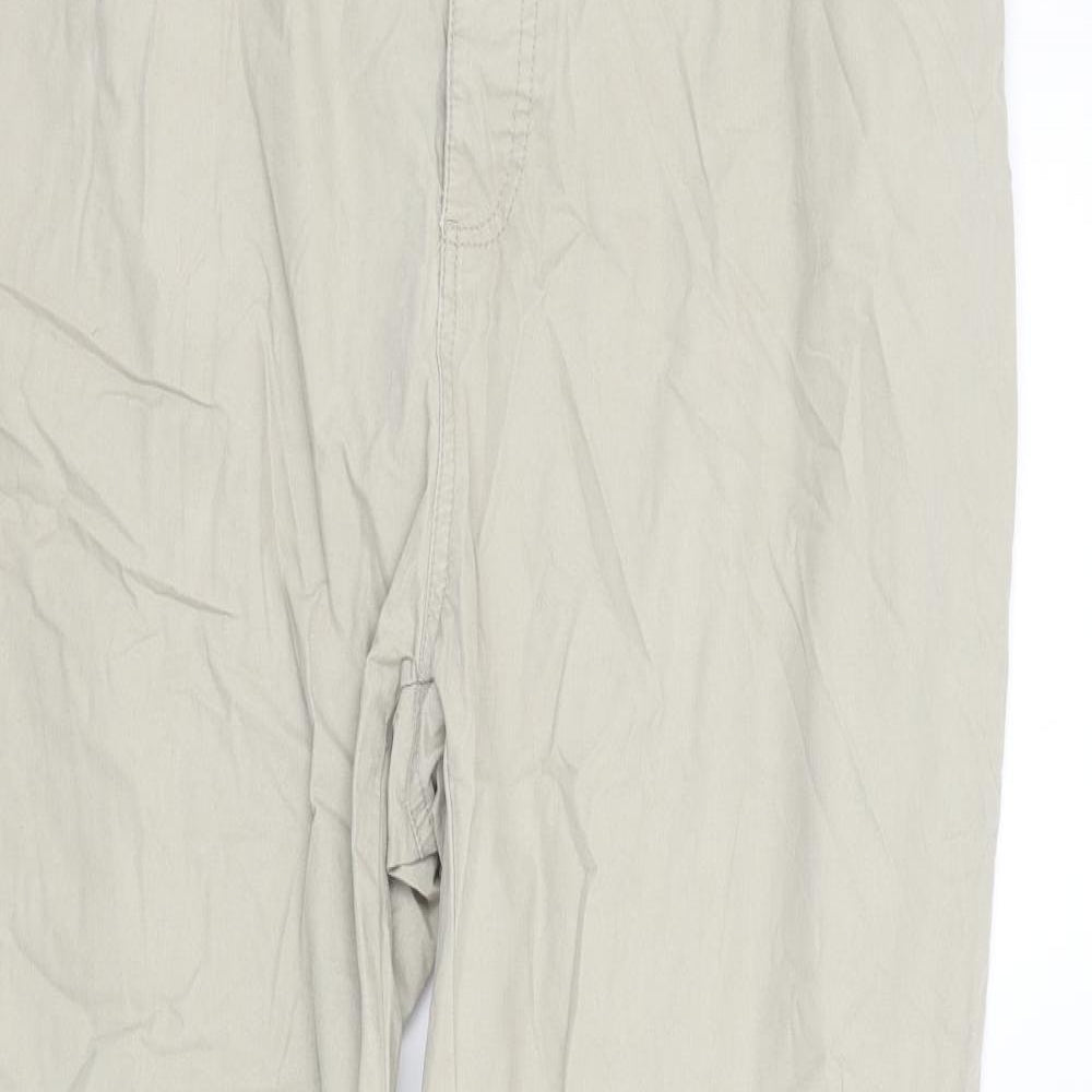 easy apparel Mens Beige   Cargo Trousers Size 40 L33 in