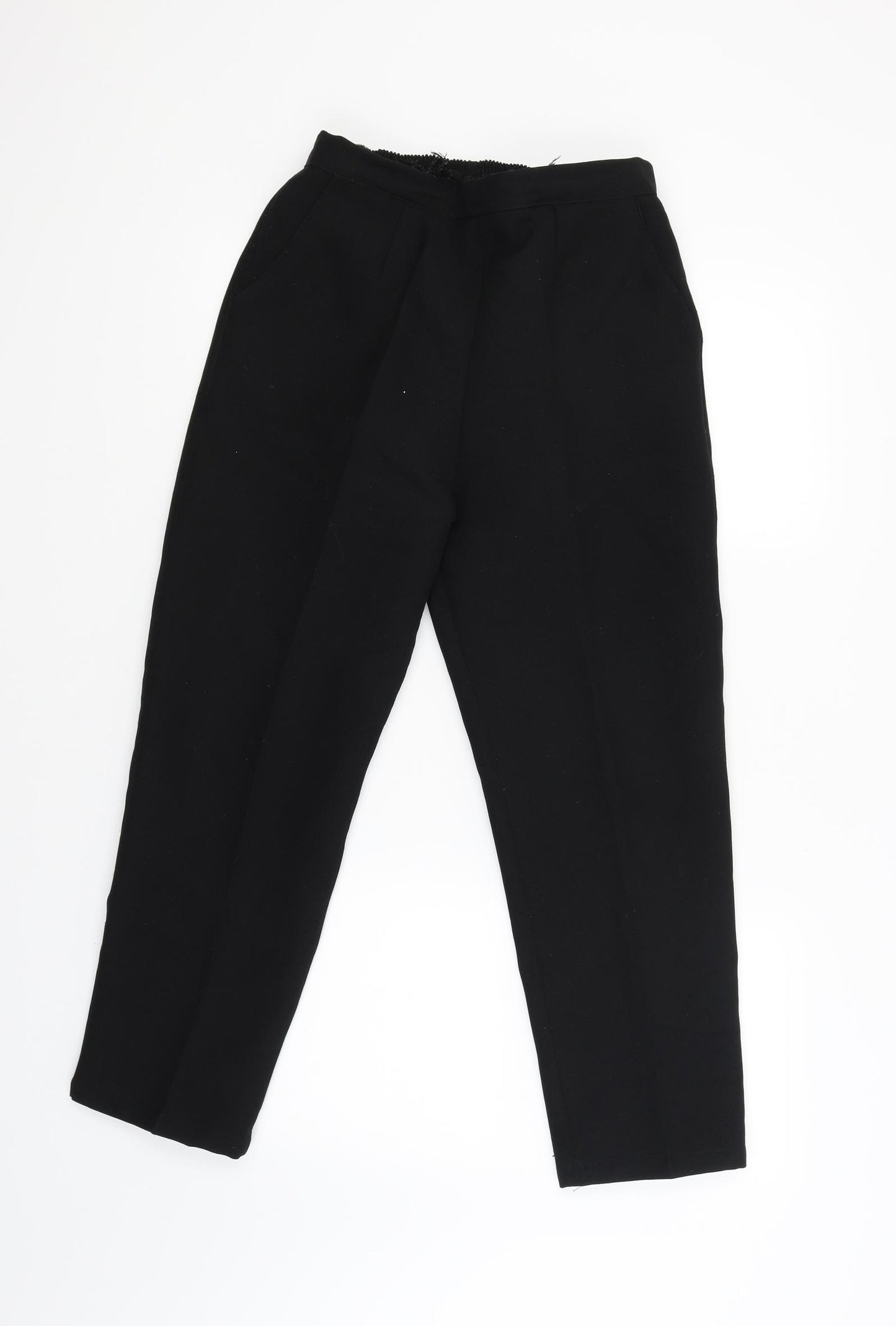 Preworn Womens Black   Trousers  Size 10 L25 in