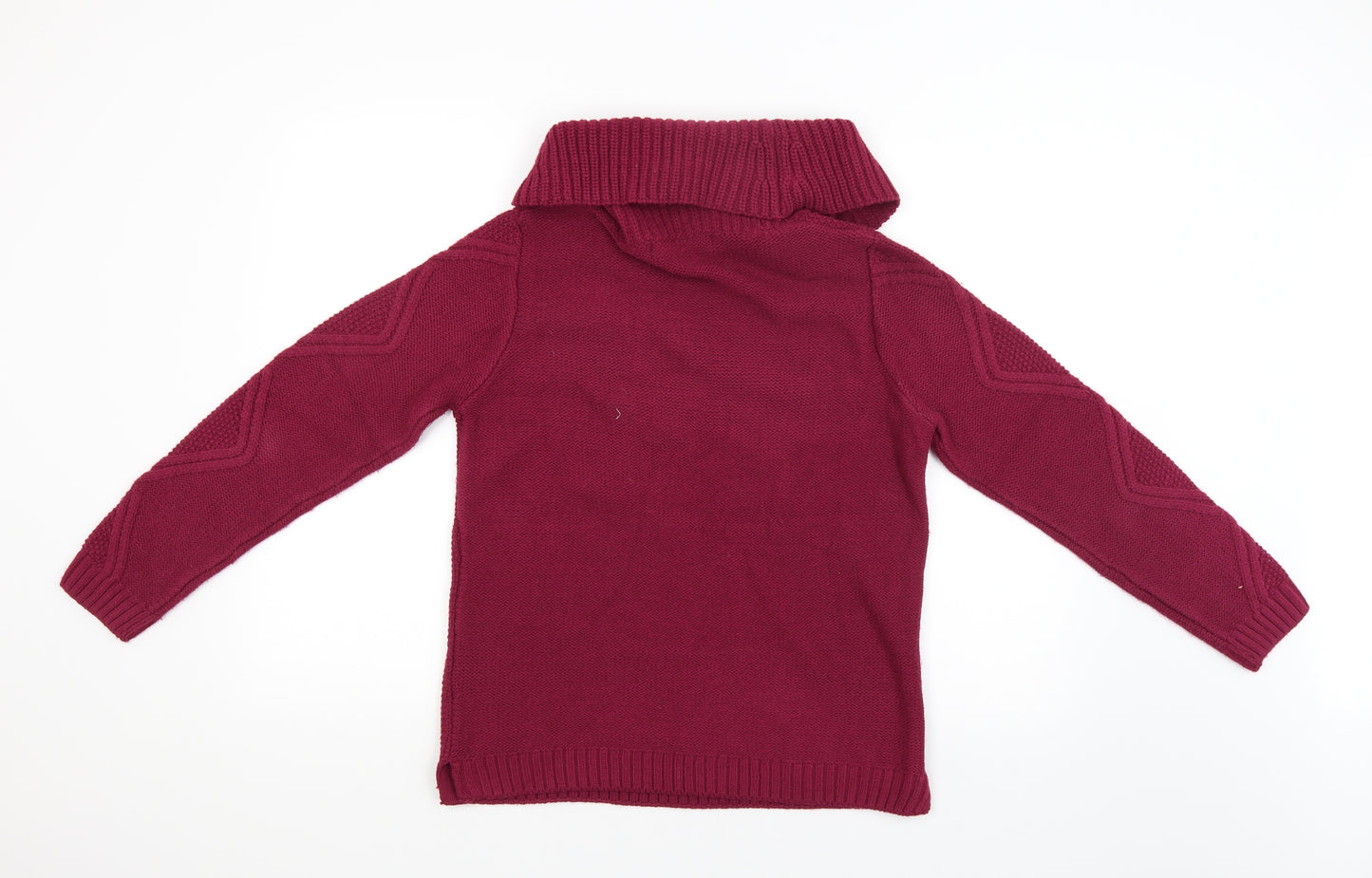 Isle Essentials Womens Purple   Pullover Jumper Size S