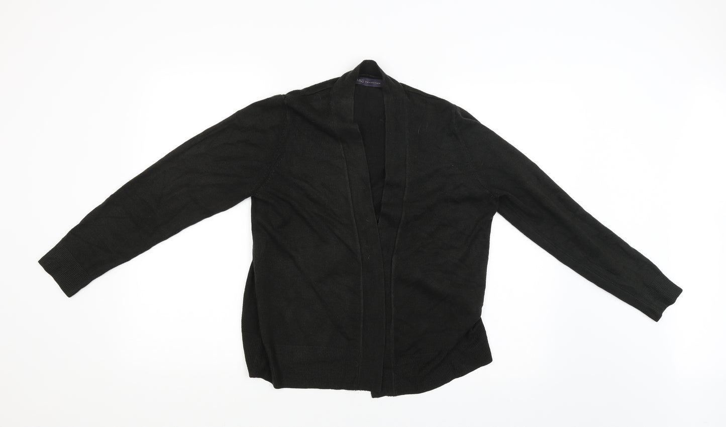 M&S Womens Black   Cardigan Jumper Size M
