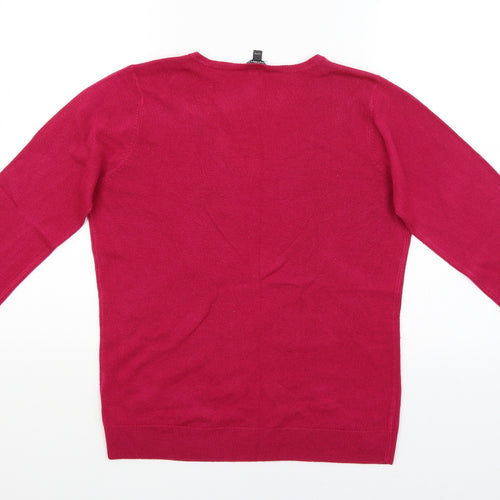 Bonmarché Womens Purple   Pullover Jumper Size 12