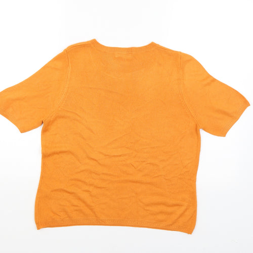 Classic Womens Orange   Pullover Jumper Size 14