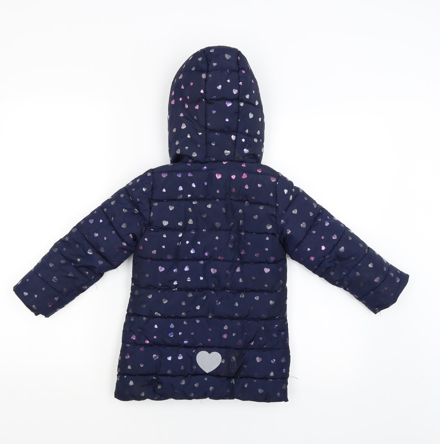 Lily&Dan Girls Blue   Jacket Coat Size 3-4 Years