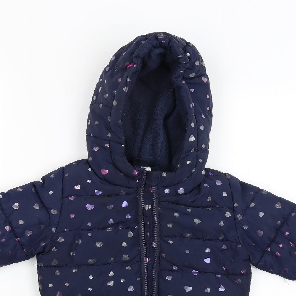 Lily&Dan Girls Blue   Jacket Coat Size 3-4 Years