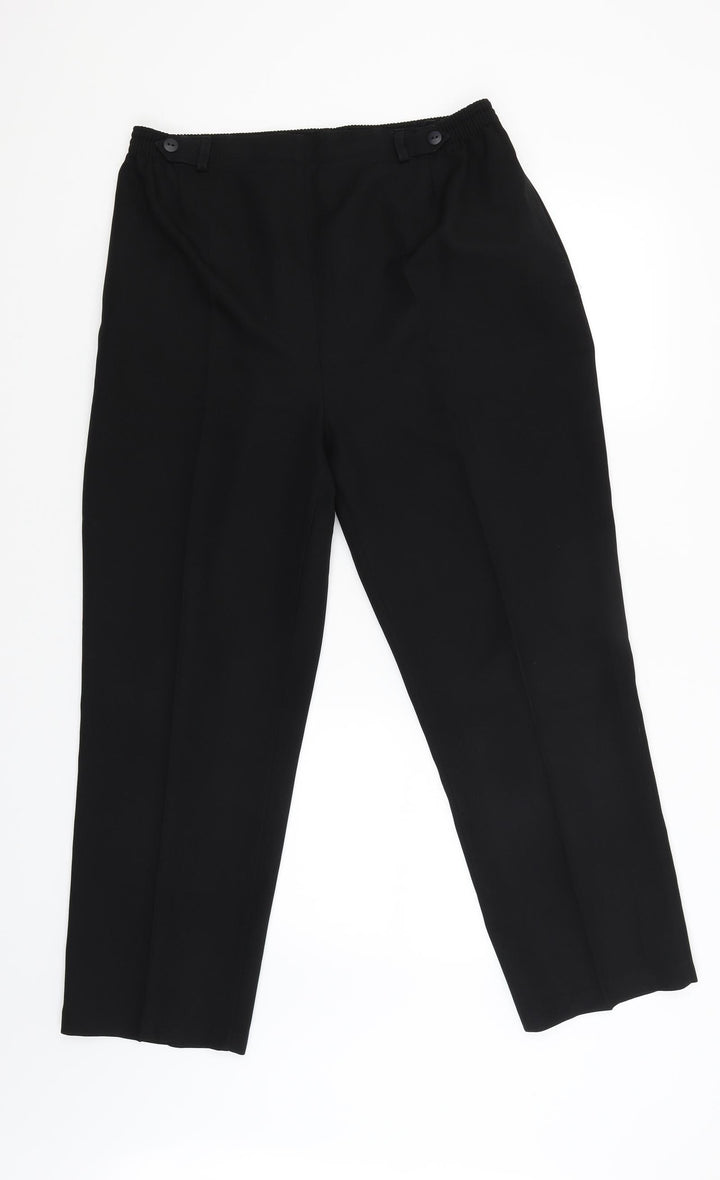 BHS Womens Black   Trousers  Size 14 L25 in