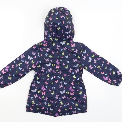 Primark Girls Purple   Rain Coat Poncho Size 4-5 Years