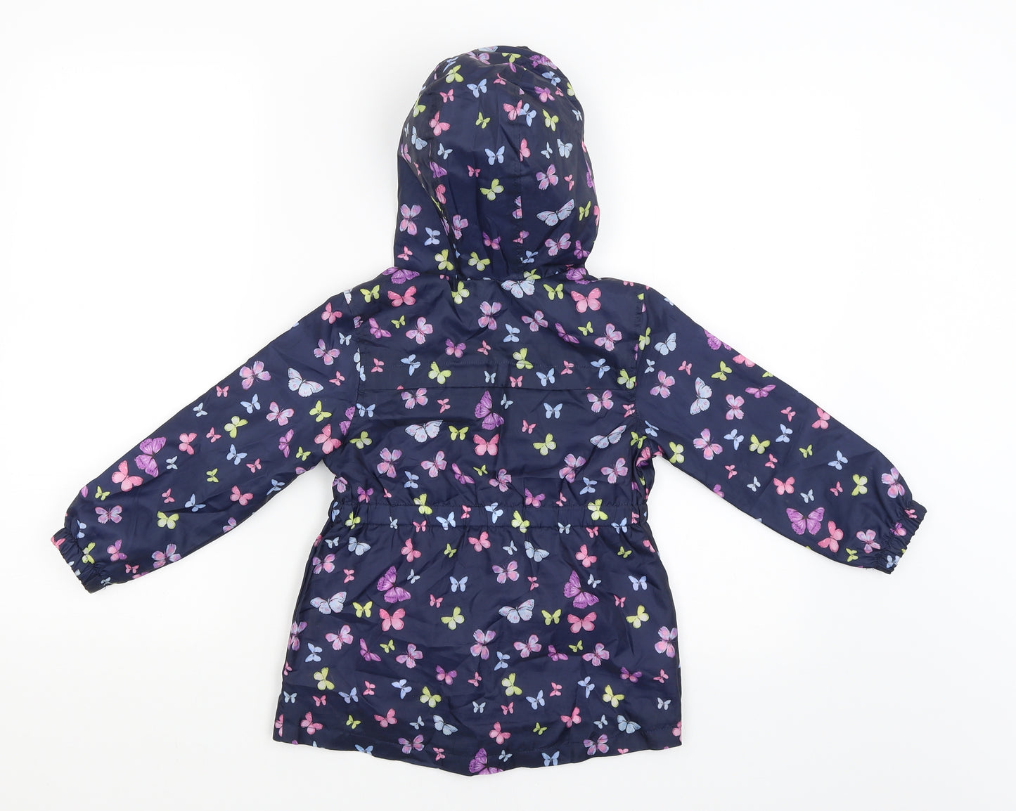 Primark Girls Purple   Rain Coat Poncho Size 4-5 Years