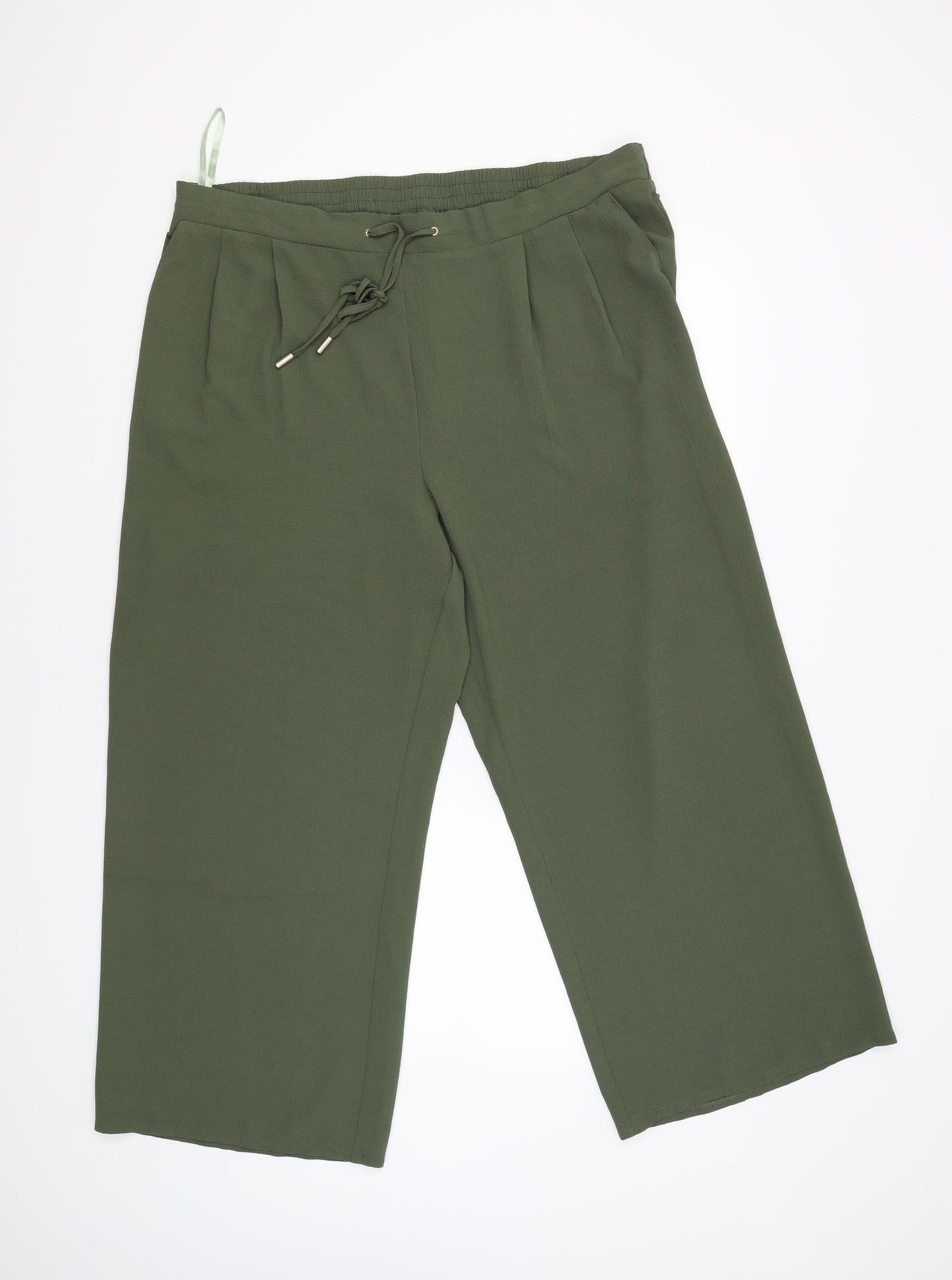 Bonmarché Womens Green   Cargo Trousers Size 20 L25 in