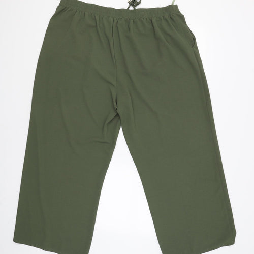Bonmarché Womens Green   Cargo Trousers Size 20 L25 in