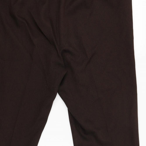 Marks and Spencer Womens Brown   Cargo Trousers Size 20 L23 in