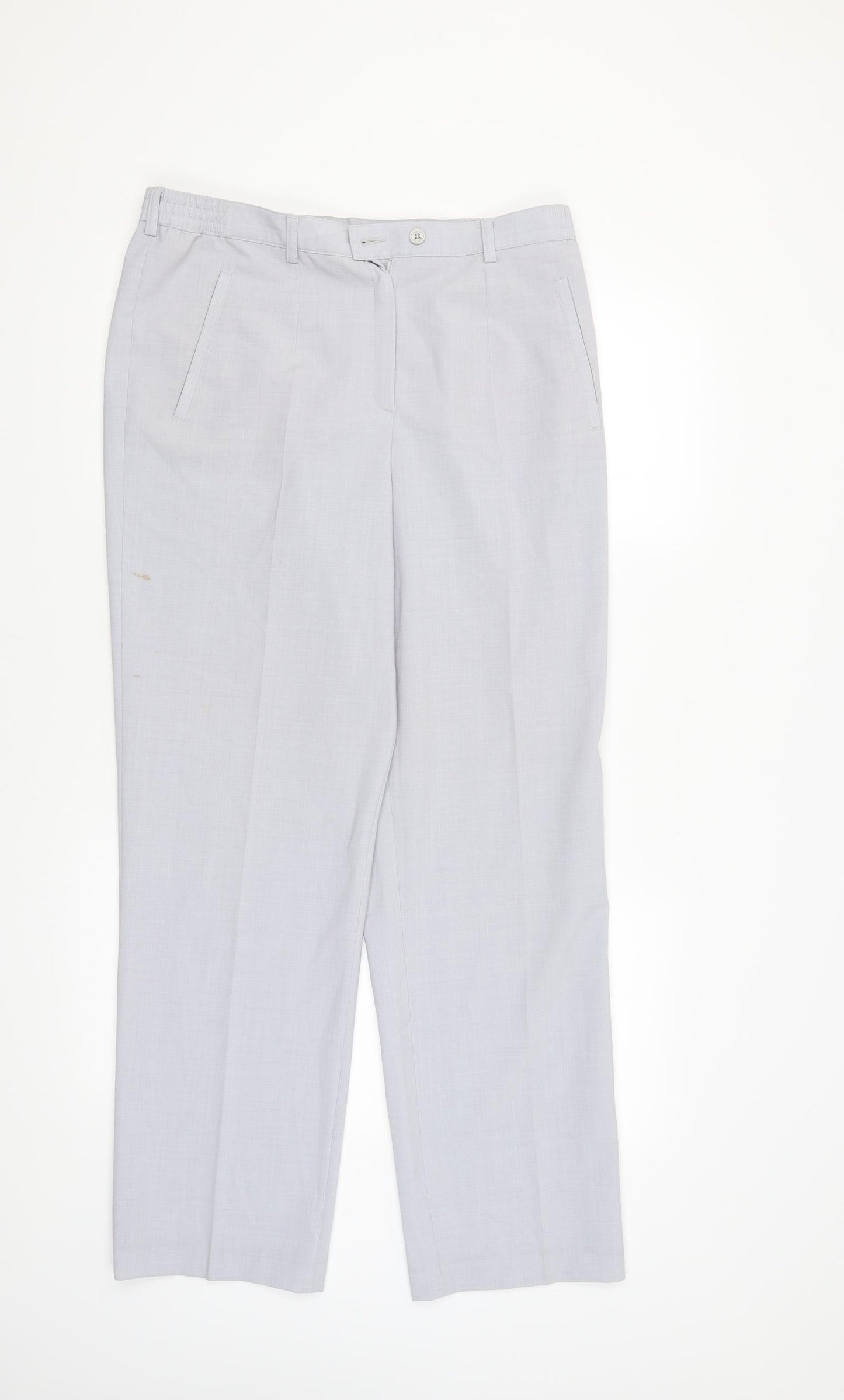 LUCIA Womens Grey   Trousers  Size 14 L28 in