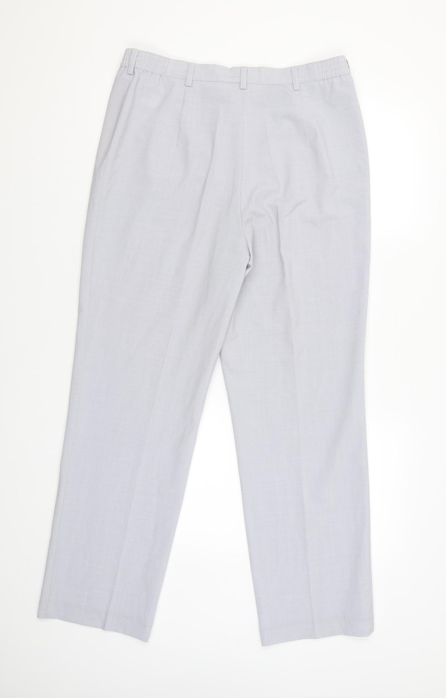 LUCIA Womens Grey   Trousers  Size 14 L28 in