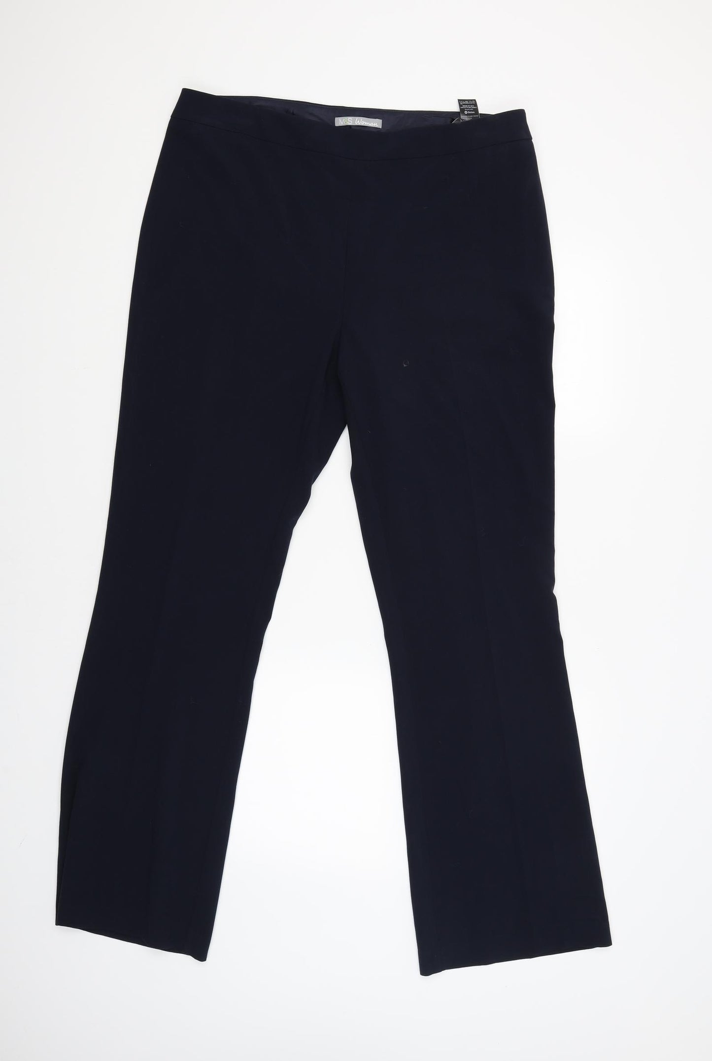 M&S Womens Blue   Jegging Trousers Size 16 L32 in