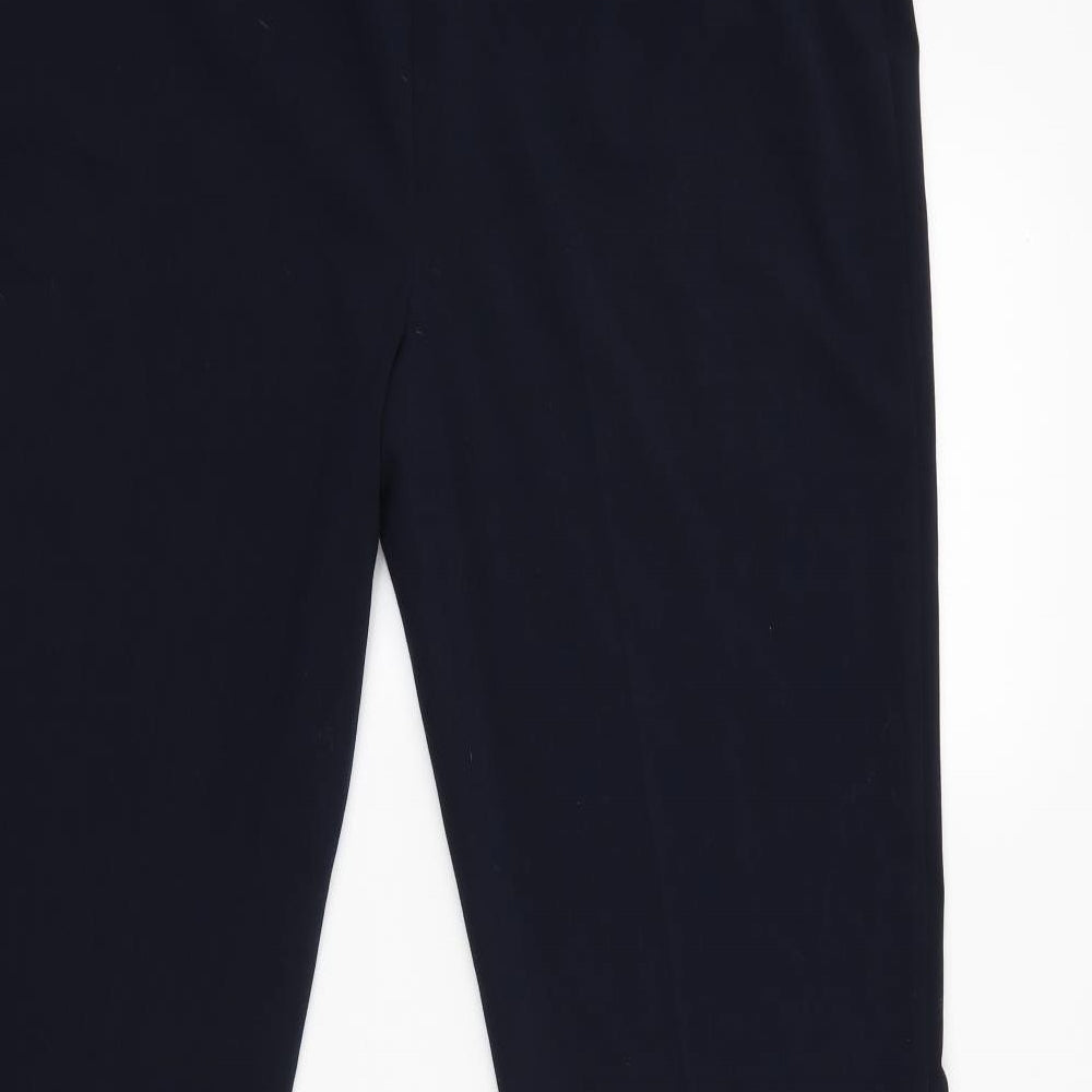 M&S Womens Blue   Jegging Trousers Size 16 L32 in