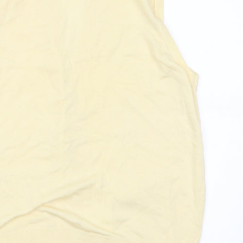 Kilspindle Womens Yellow   Vest Jumper Size 40
