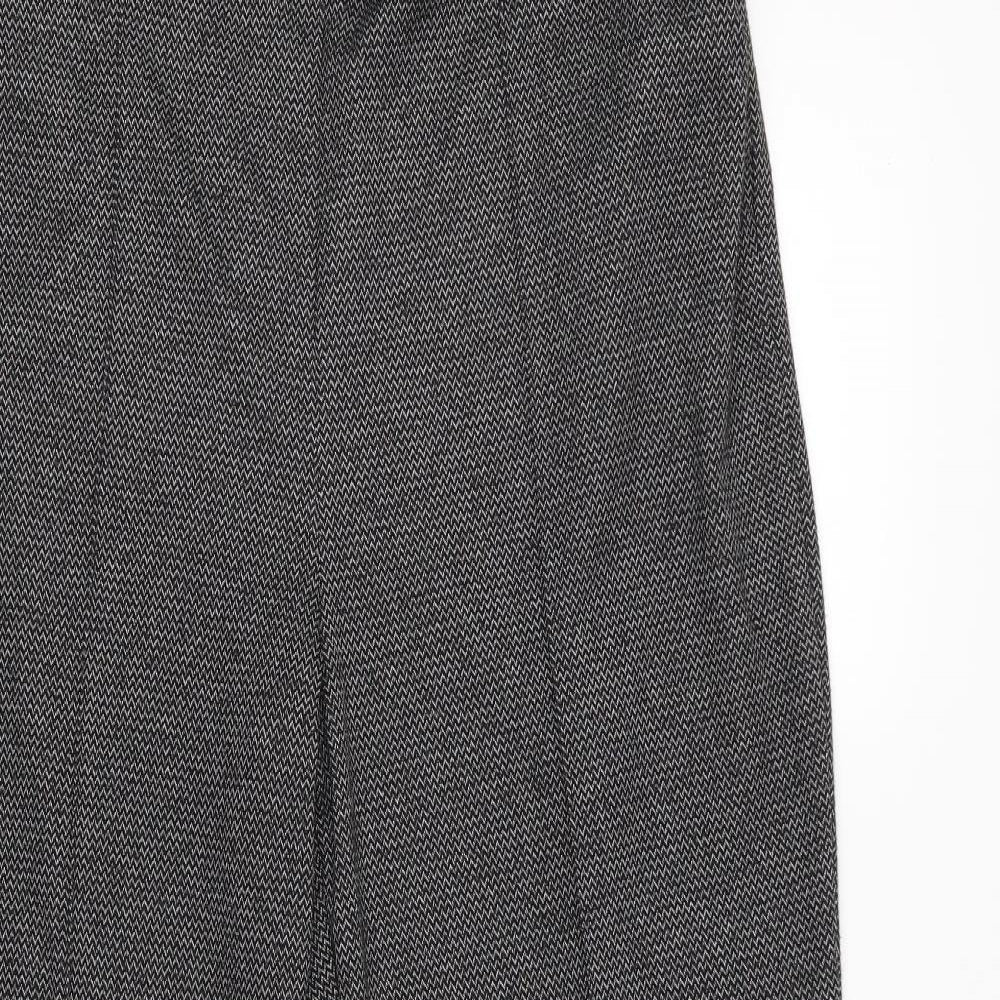 Papaya Womens Grey   Trousers  Size 16 L28 in
