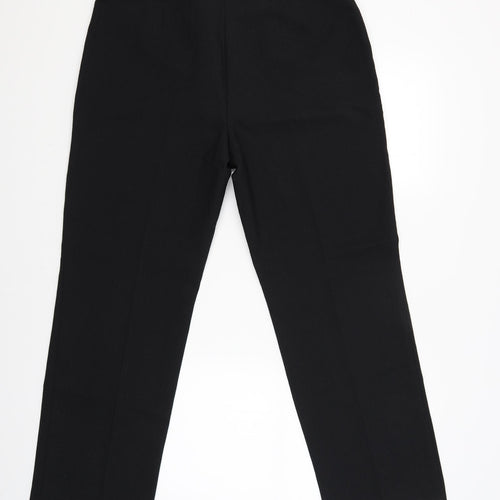Marks and Spencer Womens Black   Trousers  Size 14 L28 in