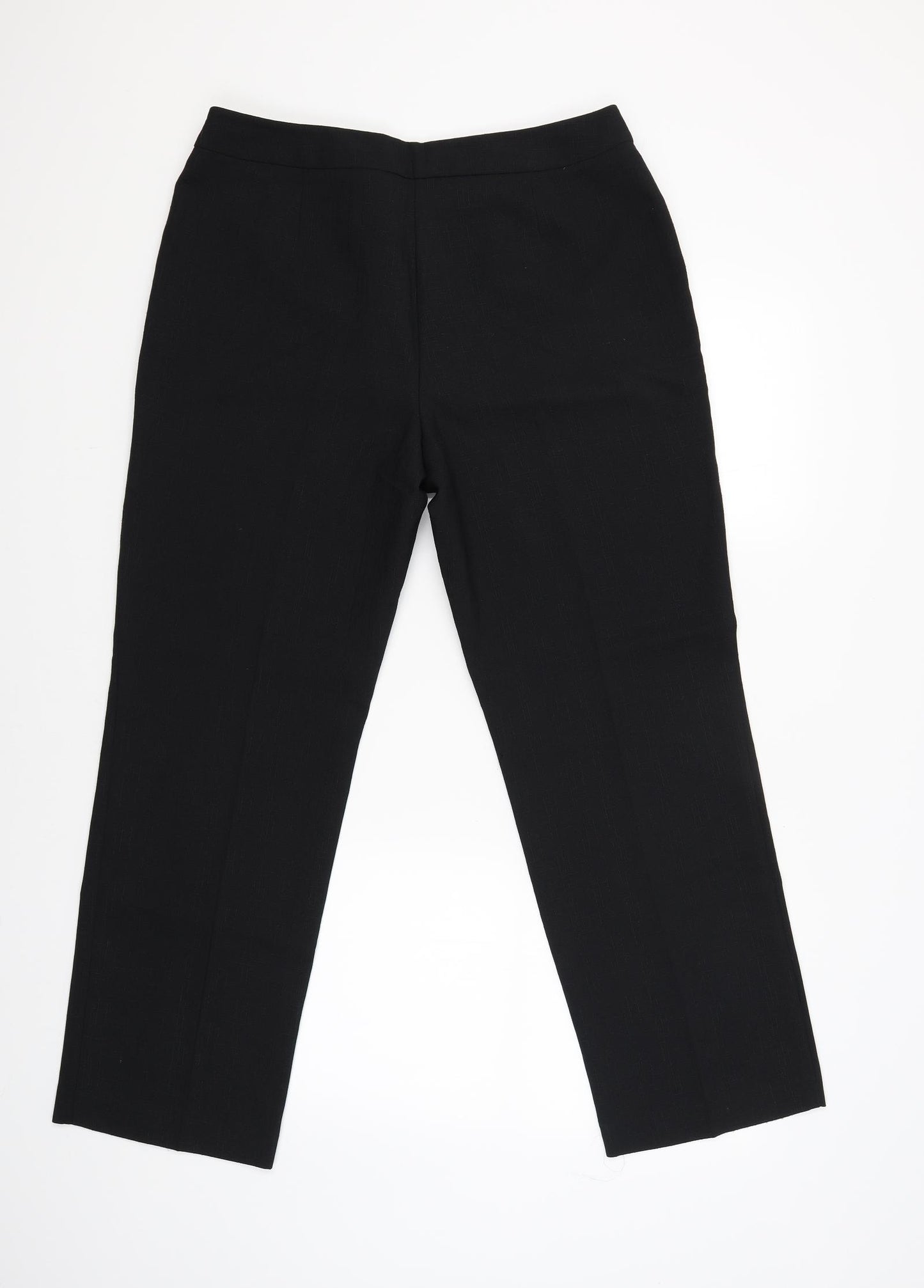 Marks and Spencer Womens Black   Trousers  Size 14 L28 in
