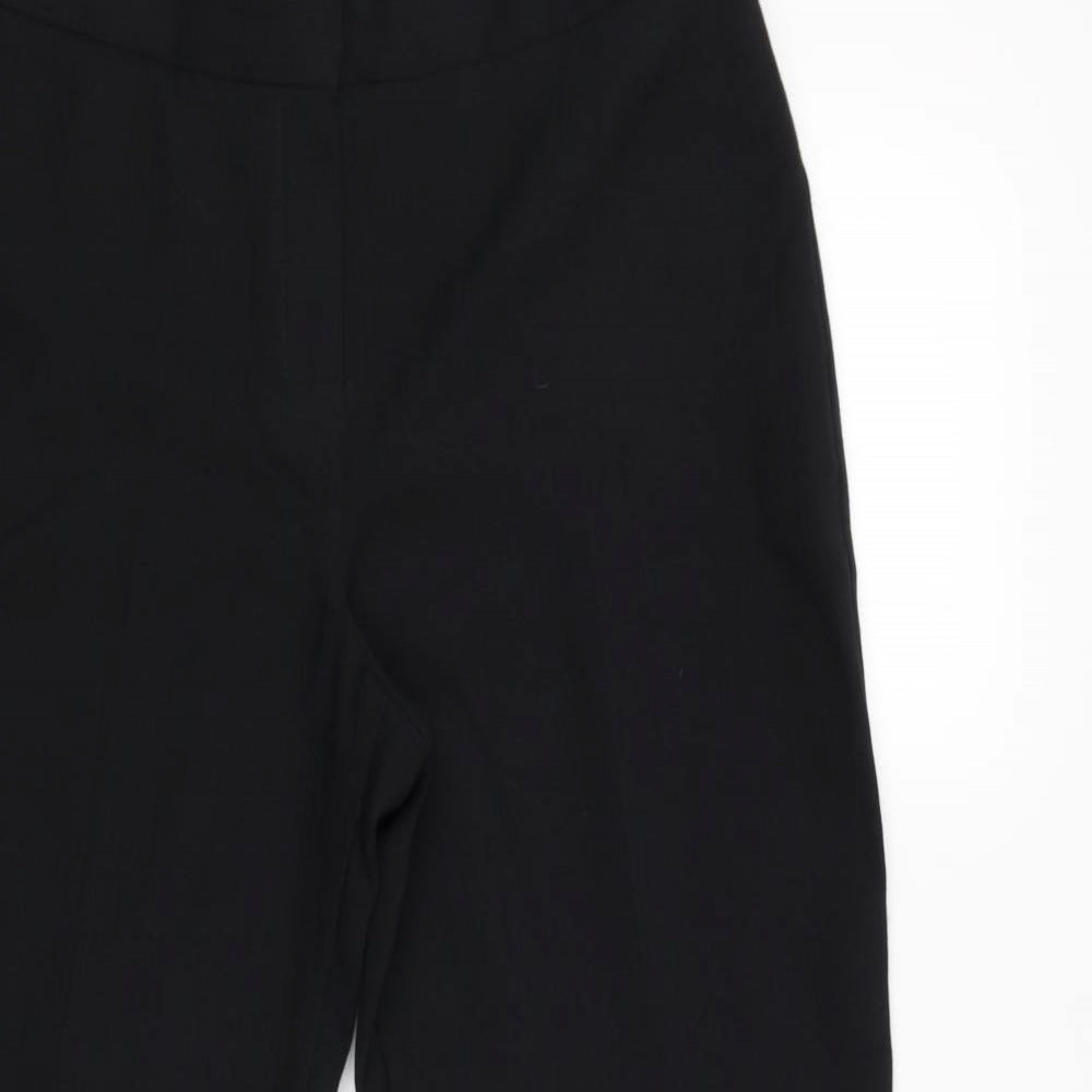 Marks and Spencer Womens Black   Trousers  Size 14 L28 in