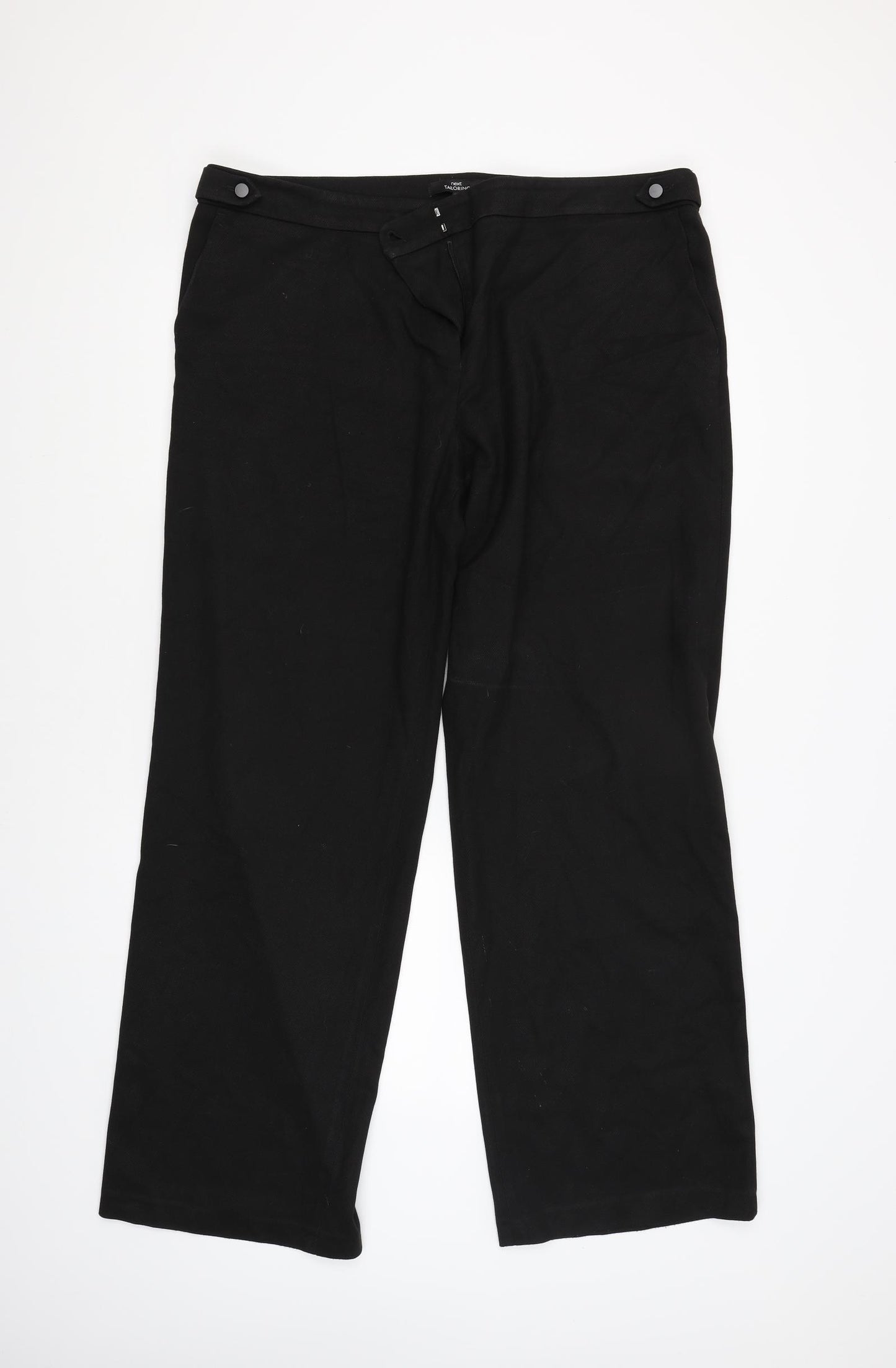 NEXT Womens Black   Trousers  Size 18 L32.5 in