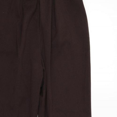 Preworn Womens Brown   Capri Trousers Size 14 L26 in