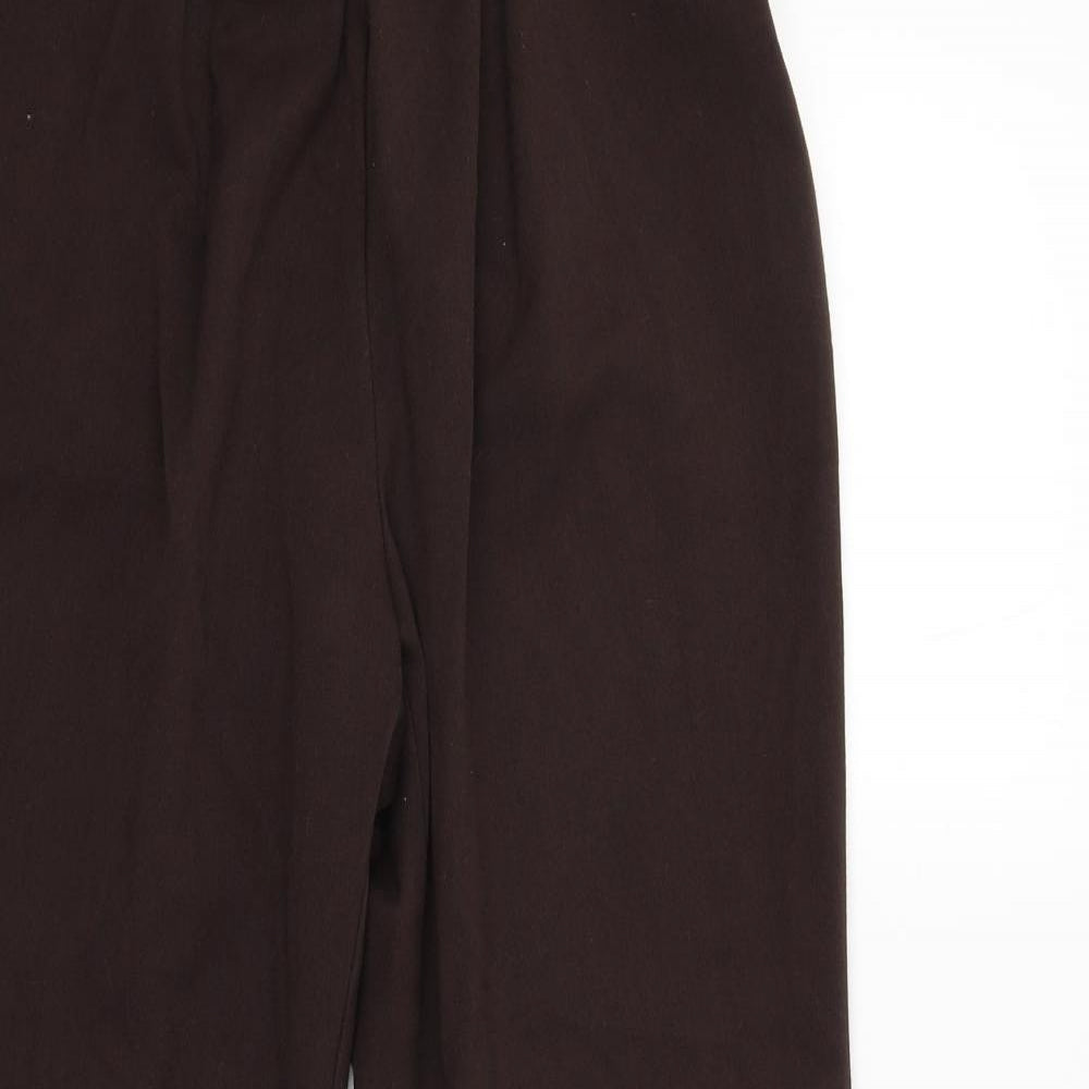 Preworn Womens Brown   Capri Trousers Size 14 L26 in