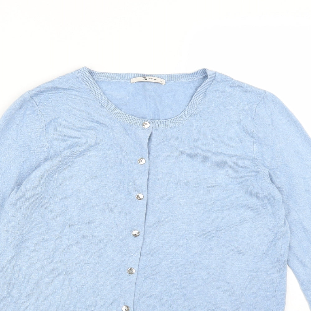 TU  Womens Blue   Cardigan Jumper Size 10
