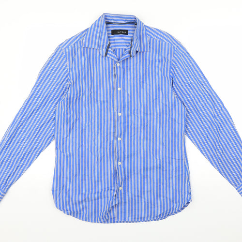 Blazer Womens Blue Striped  Pullover Jumper Size S