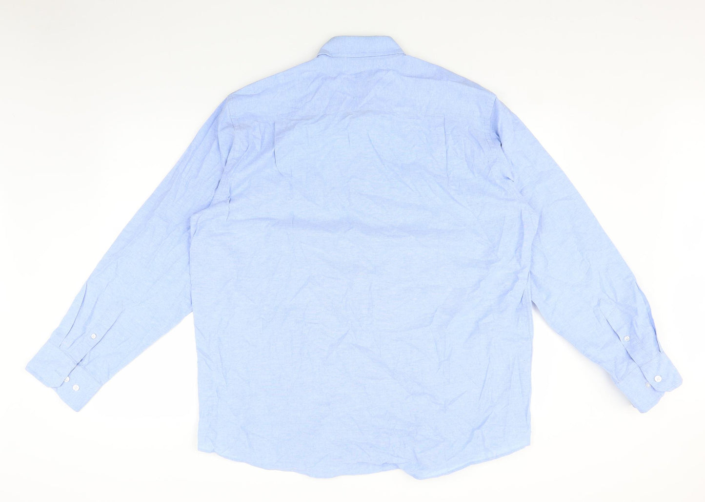 Taylor & Wright Mens Blue    Button-Up Size 17
