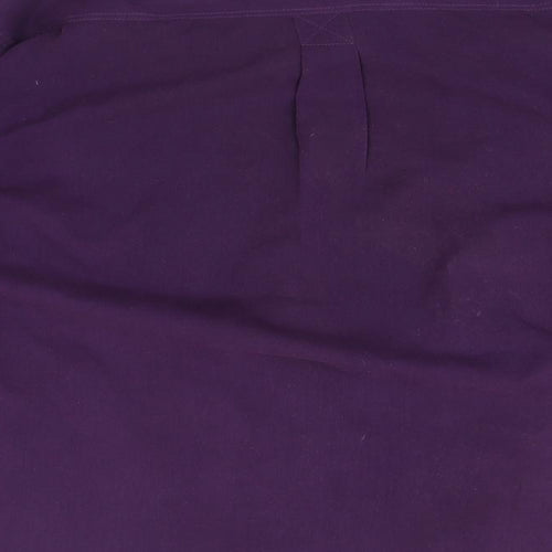 Cotton Traders Mens Purple    Button-Up Size L