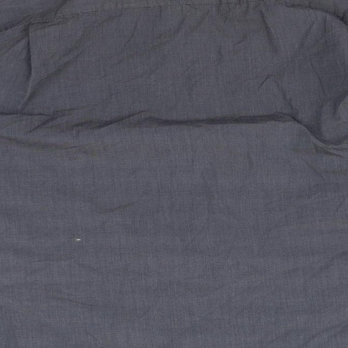 Morgan Mens Grey    Button-Up Size 15.5