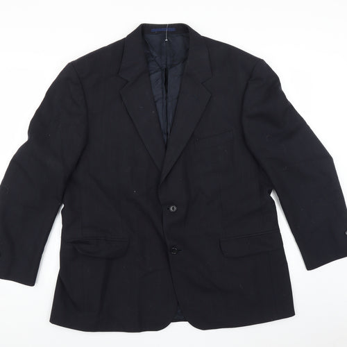 Brook Taverner Mens Blue   Jacket Suit Jacket Size 44