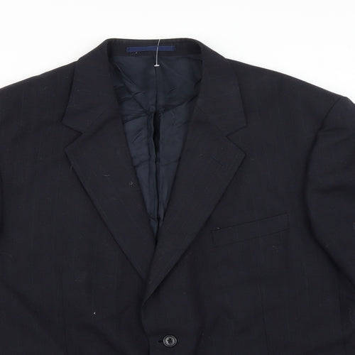 Brook Taverner Mens Blue   Jacket Suit Jacket Size 44