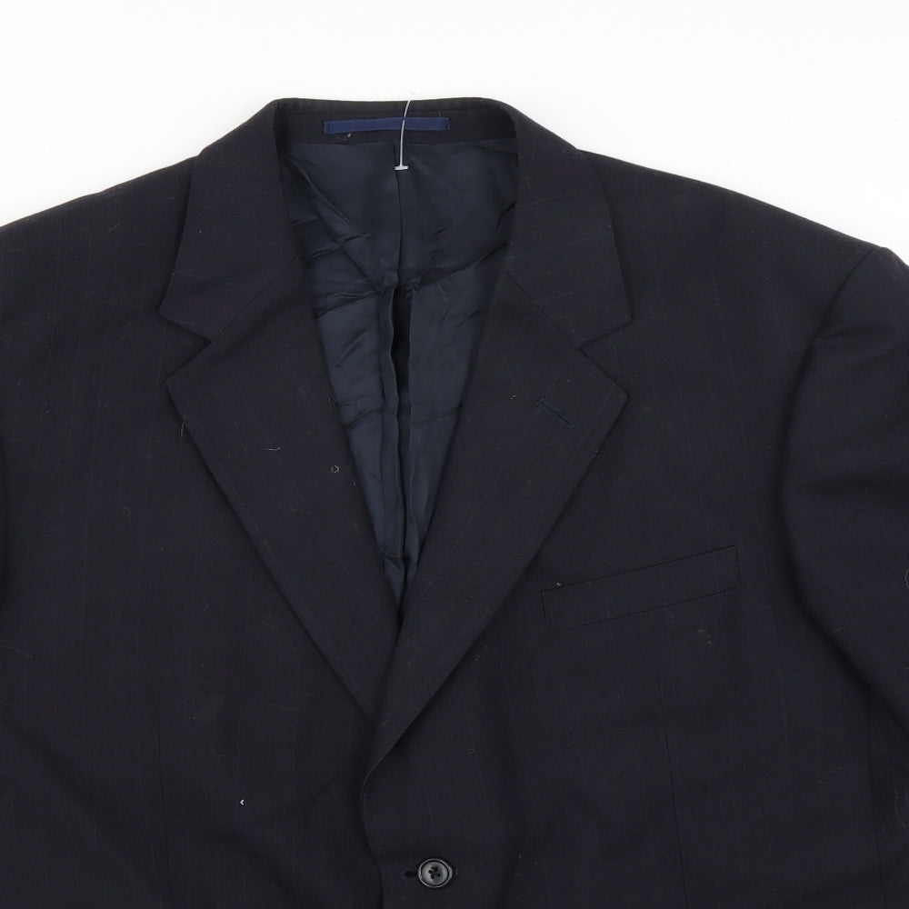 Brook Taverner Mens Blue   Jacket Suit Jacket Size 44