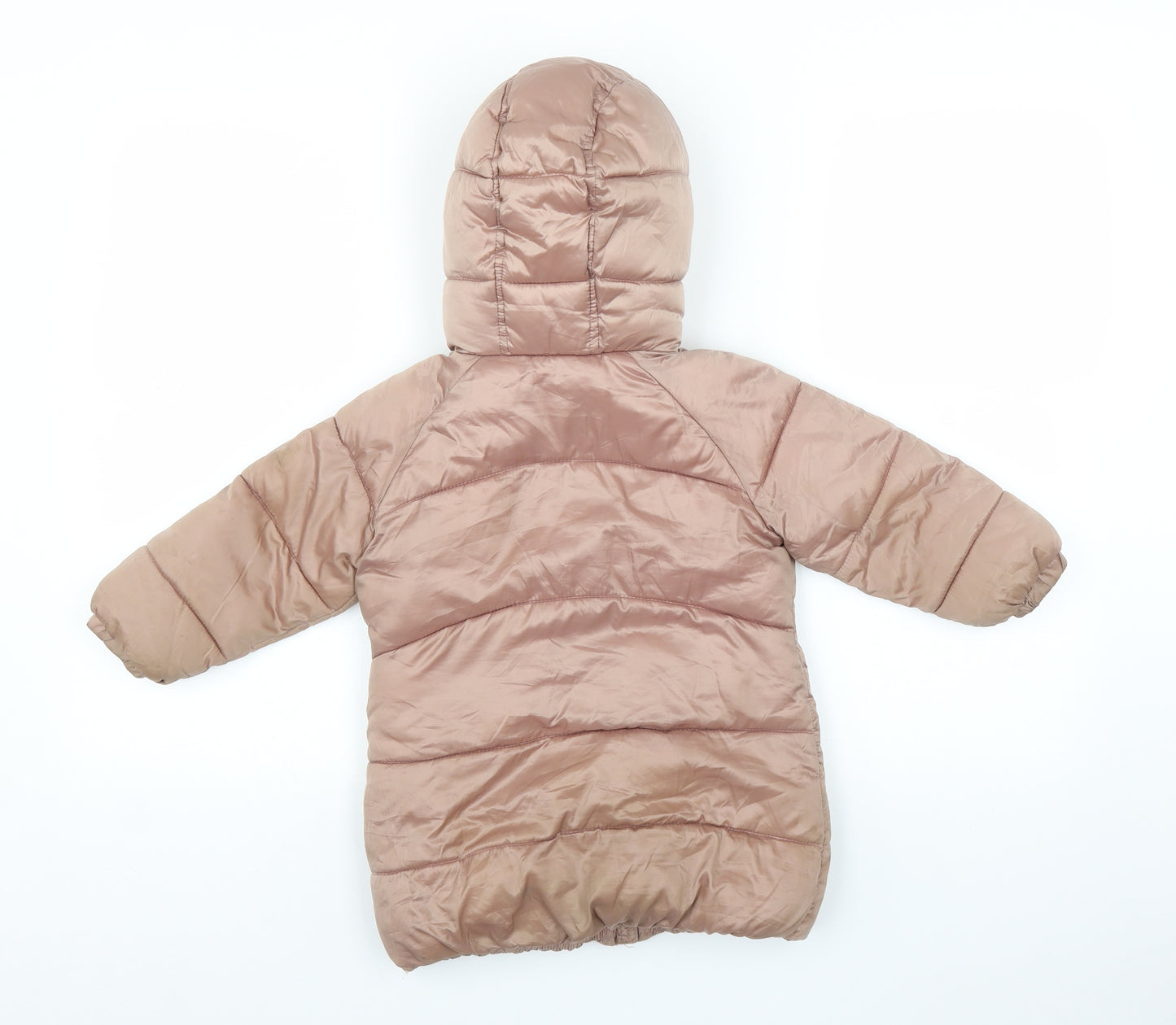 Yamp! Girls Pink   Parka Coat Size 3 Years