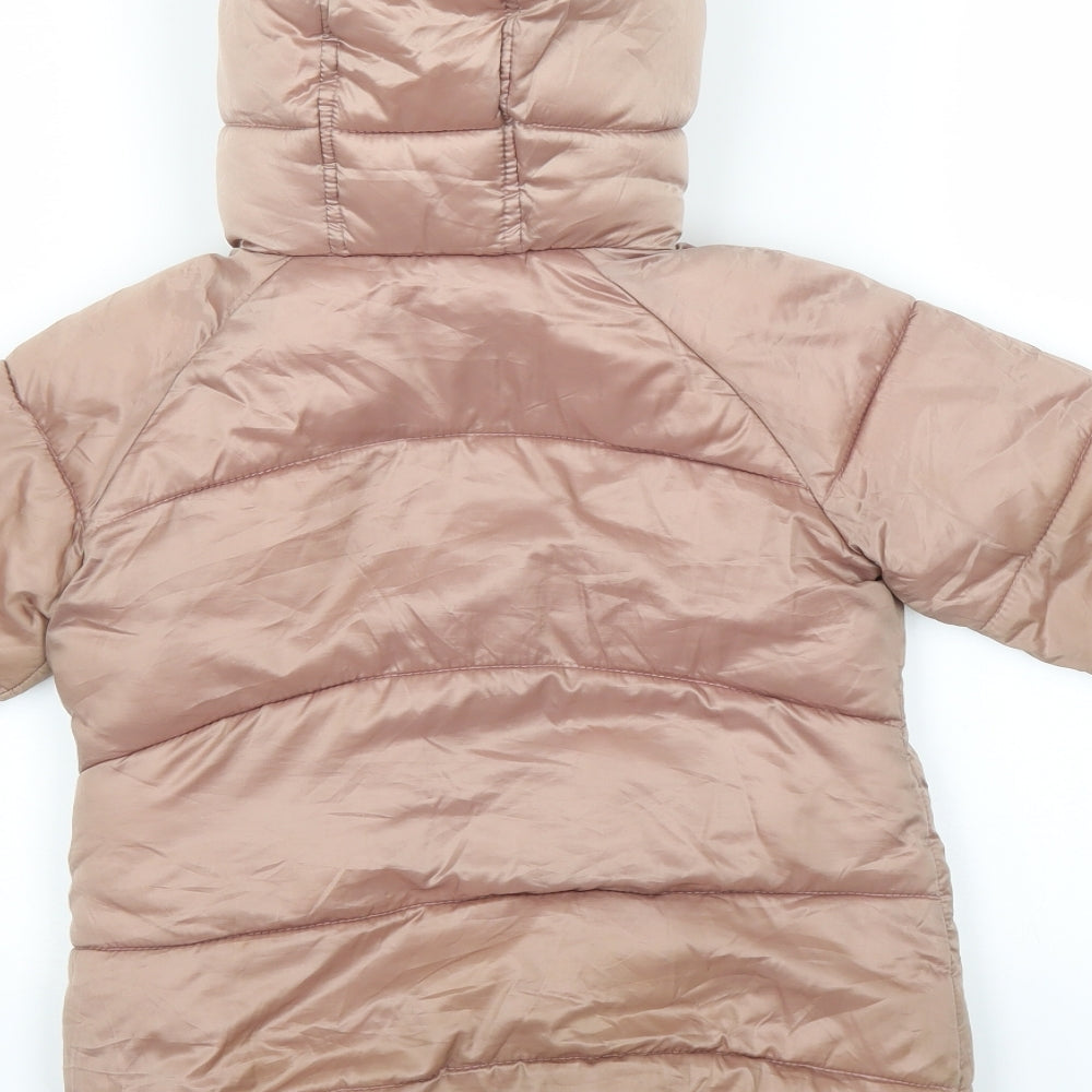 Yamp! Girls Pink   Parka Coat Size 3 Years