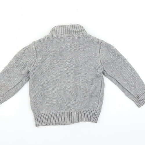 Gap Boys Grey   Full Zip Sweatshirt Size 3 Years