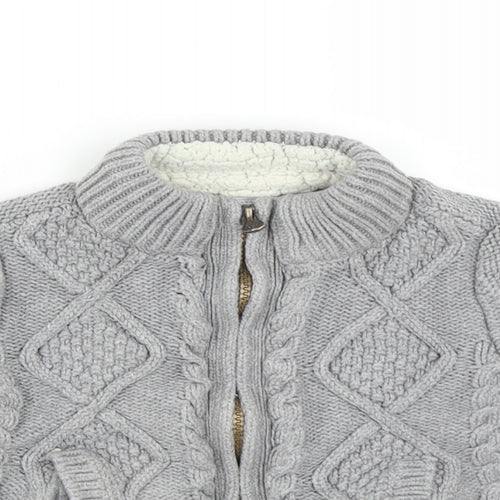 Gap Boys Grey   Full Zip Sweatshirt Size 3 Years