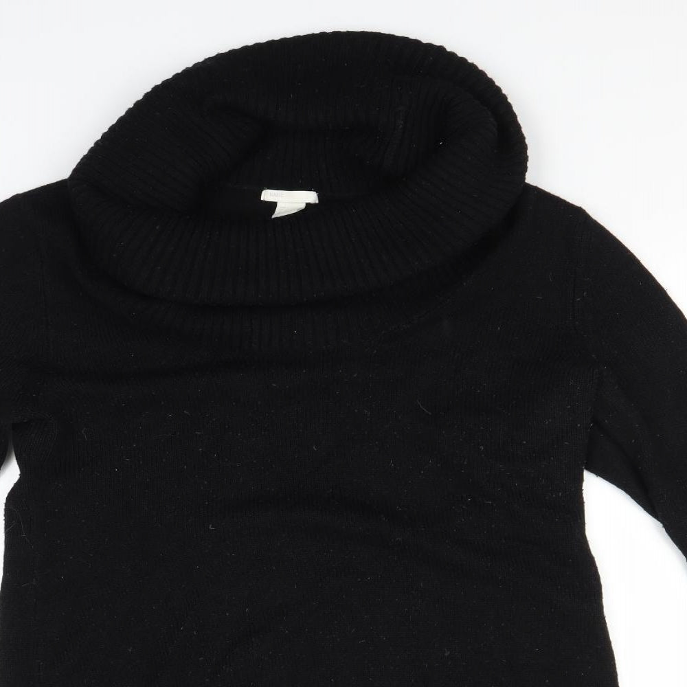 H&M Womens Black   Jumper Dress  Size L
