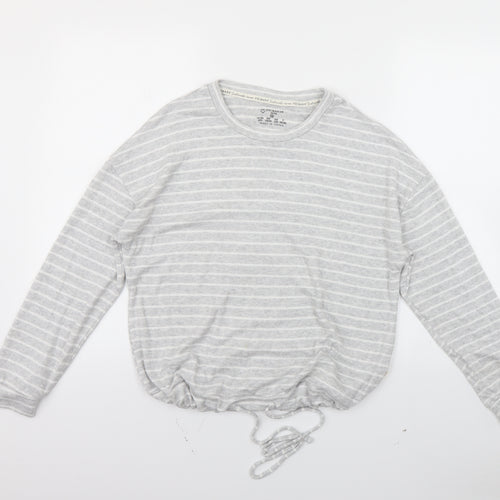 Primark Womens Grey Striped  Pullover Jumper Size 8