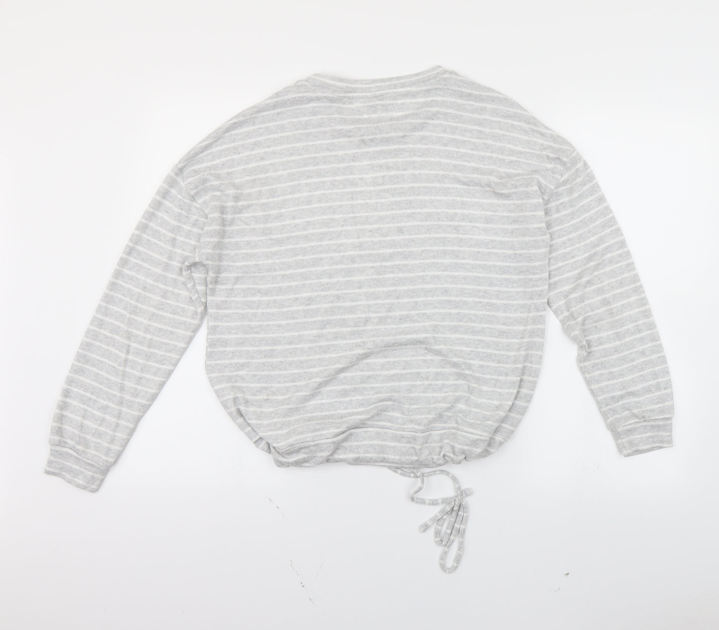 Primark Womens Grey Striped  Pullover Jumper Size 8