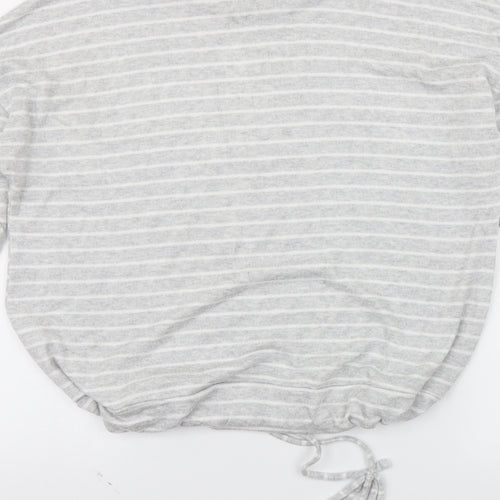 Primark Womens Grey Striped  Pullover Jumper Size 8