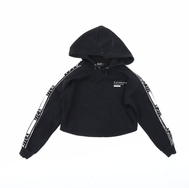 newlook Girls Black   Pullover Hoodie Size 9 Years
