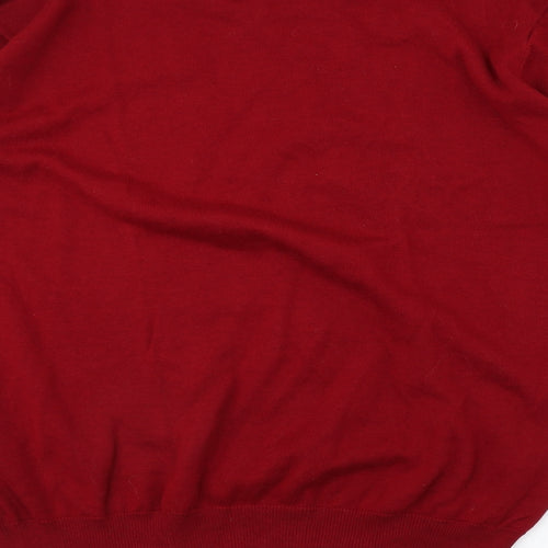 Sandstone Mens Red   Pullover Jumper Size L