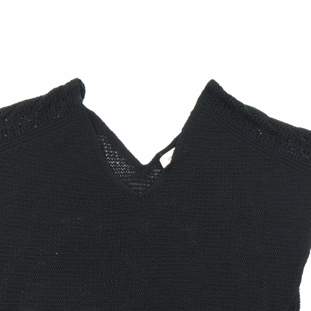 M&S Womens Black   Pullover Jumper Size 18