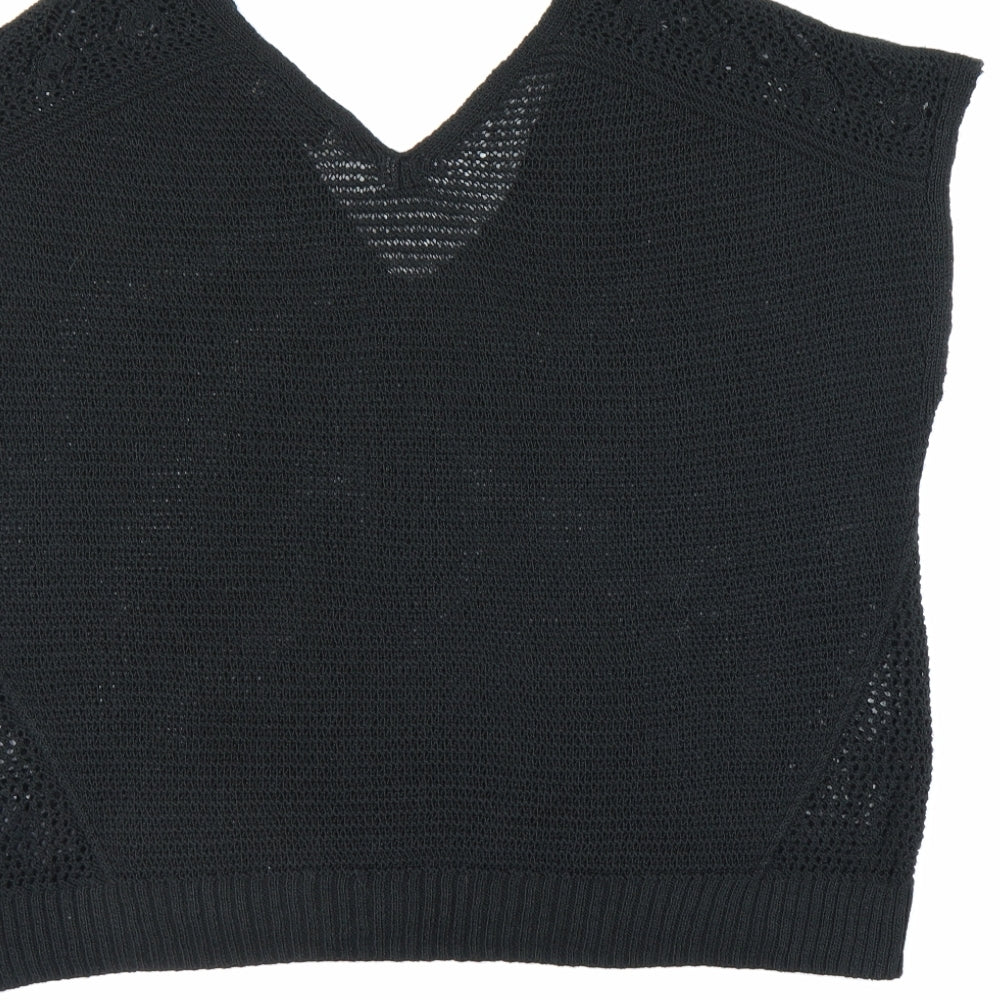 M&S Womens Black   Pullover Jumper Size 18