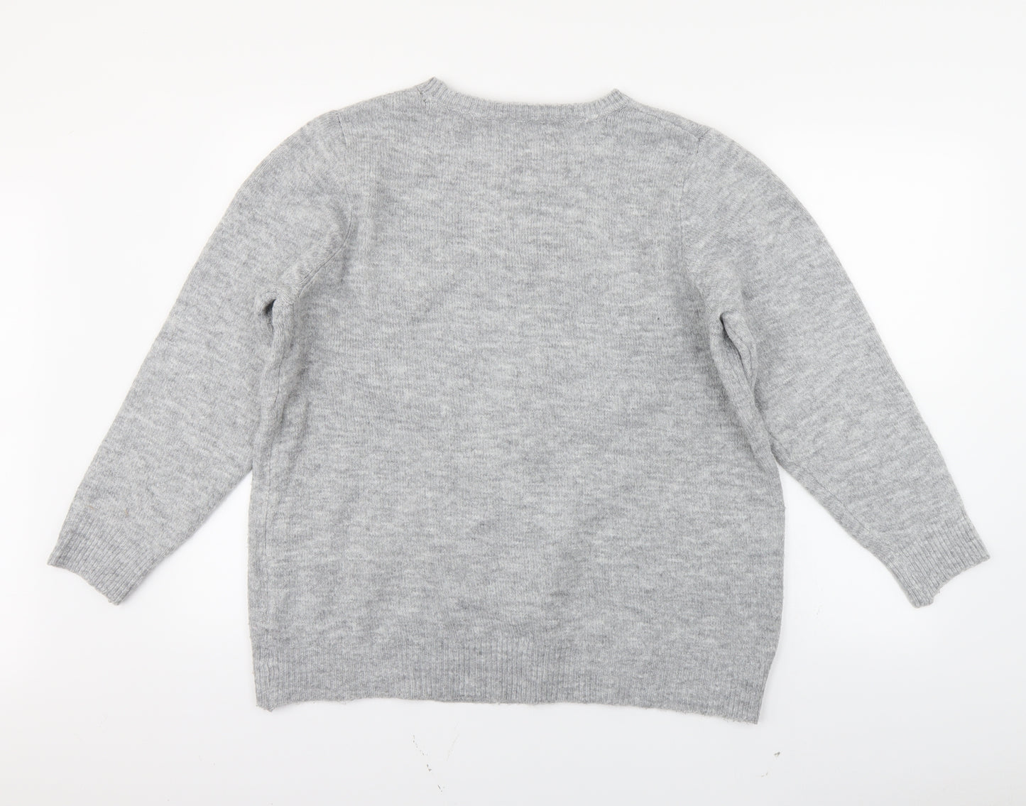 F&F Womens Grey   Pullover Jumper Size 20  - christmas