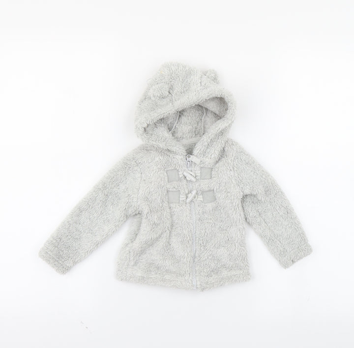 TU  Grey   Full Zip Jumper Size 6-9 Months