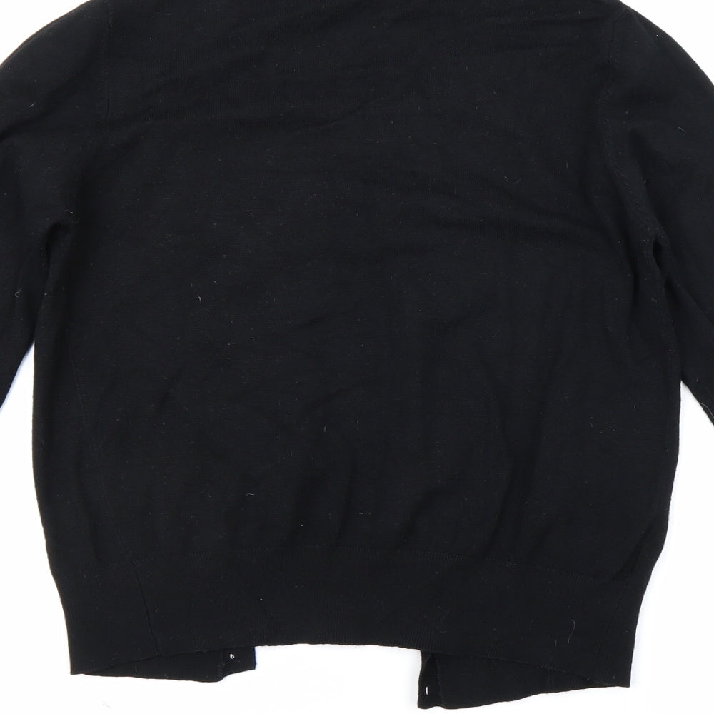 Papaya Womens Black   Cardigan Jumper Size 12