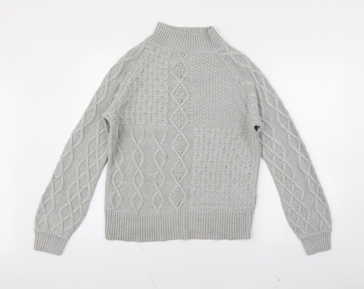 Dorothy Perkins Womens Grey   Pullover Jumper Size M